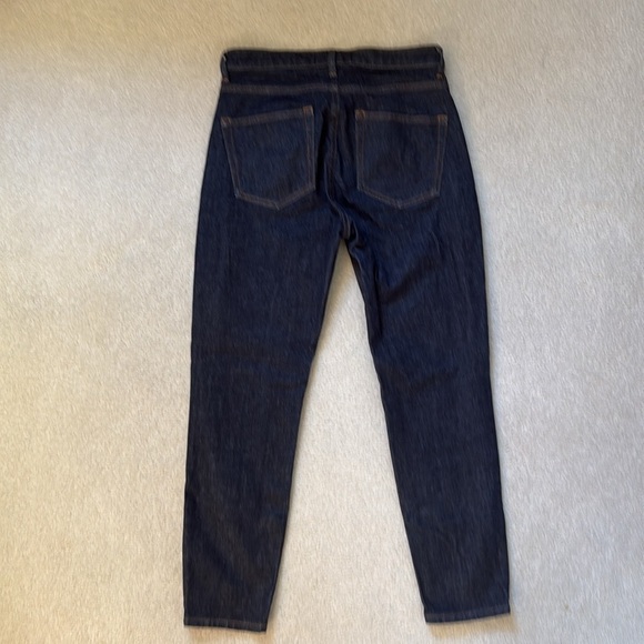 Everlane Skinny Ankle Cropped Dark Wash Jean - Picture 5 of 7